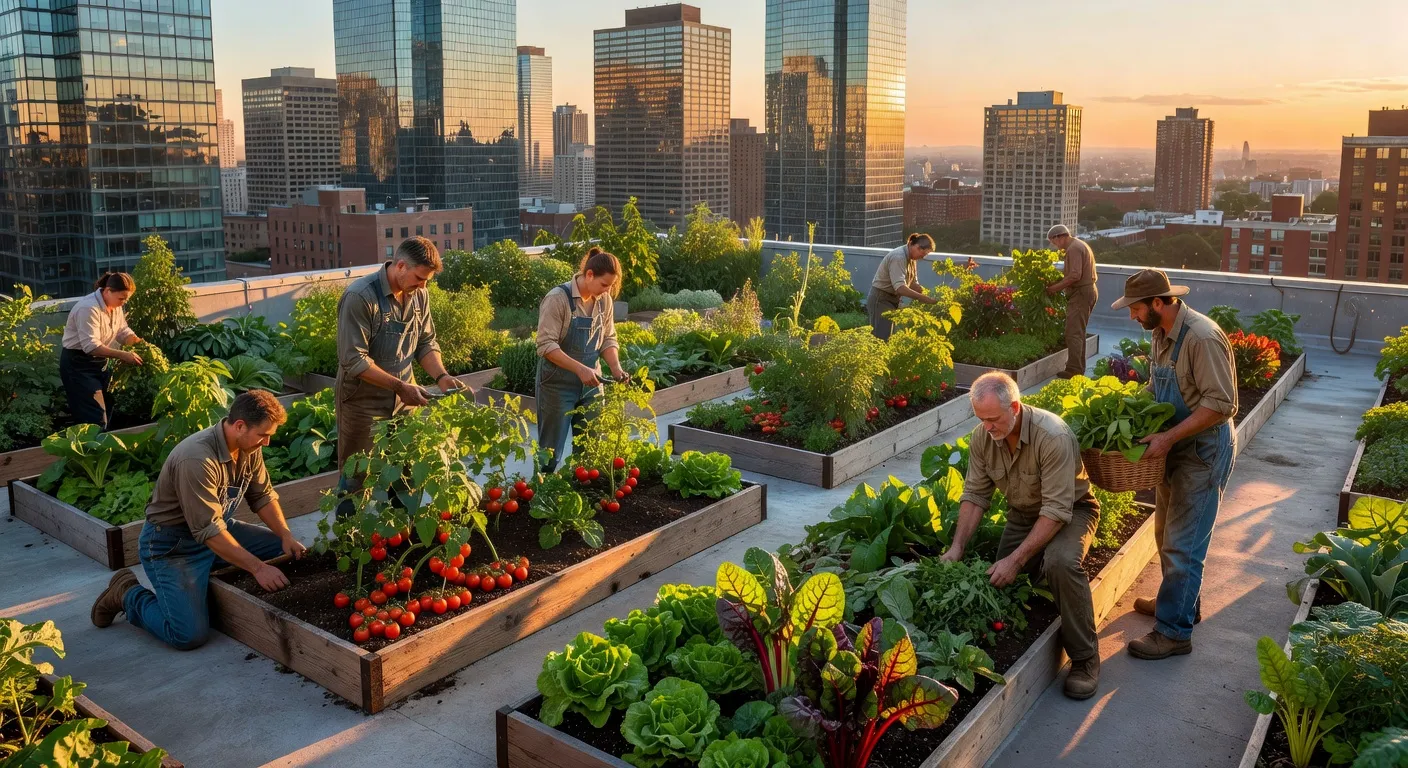 Agriculture urbaine toits fermes
