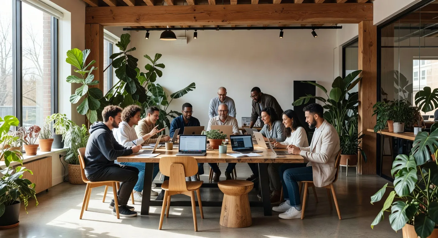 Reunion de gouvernance partagee en entreprise