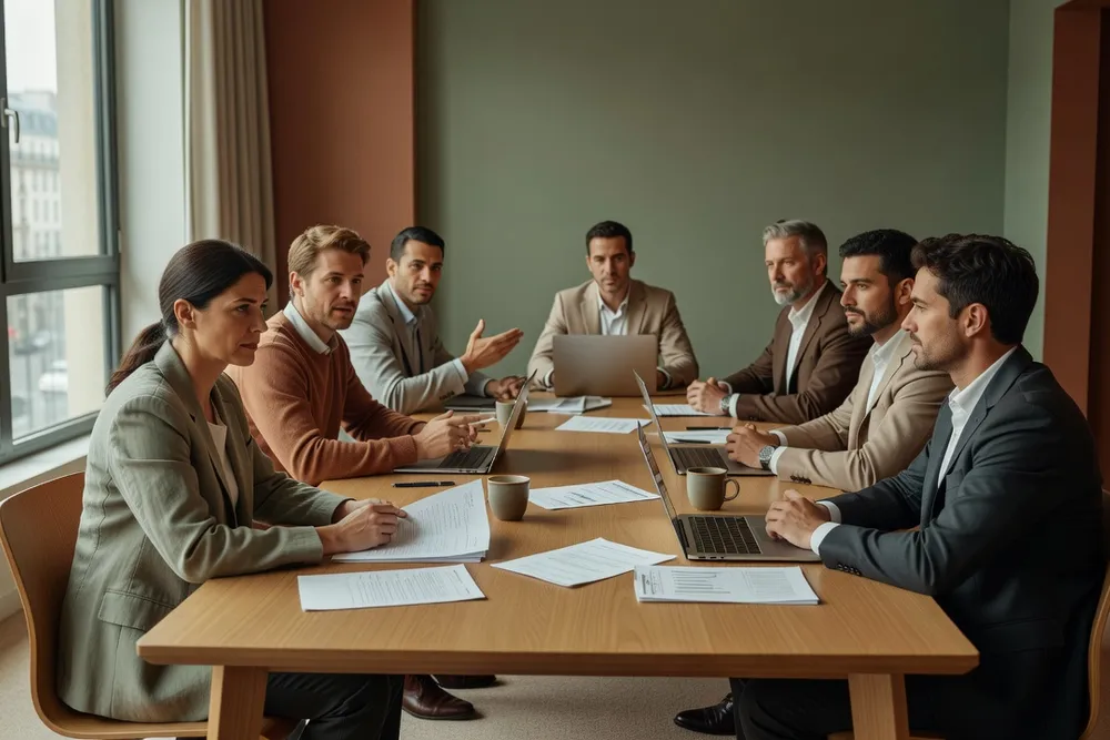Negociation entre representants du personnel et direction
