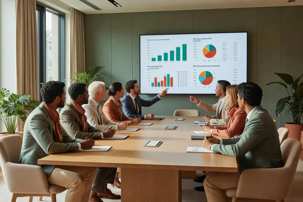 Comité RSE en réunion stratégique d’entreprise
