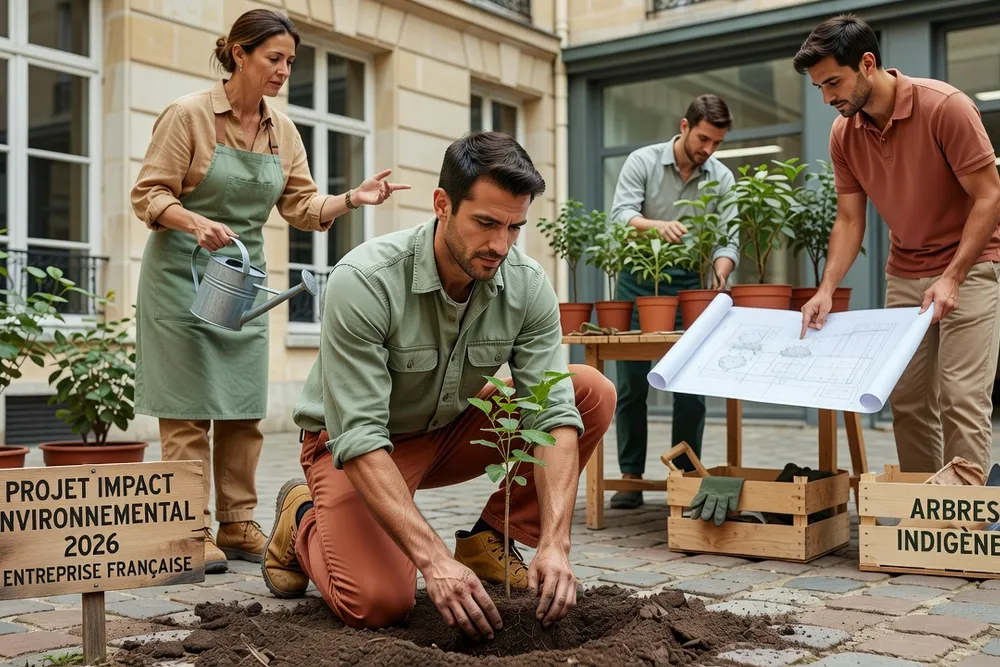 Salarié engagé dans un projet professionnel à impact écologique
