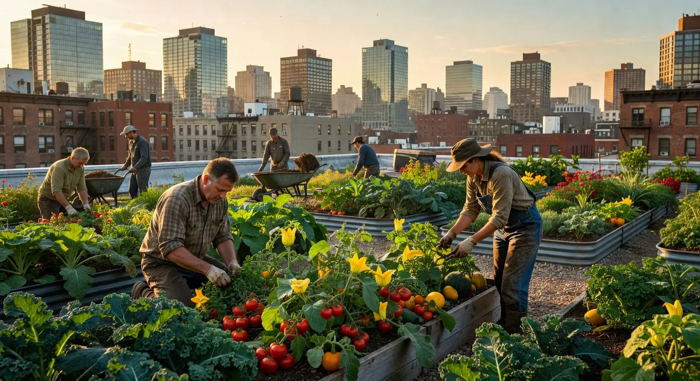 Agriculture urbaine en ville